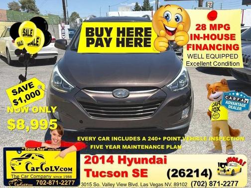 Grey 2014 Hyundai TUCSON SE