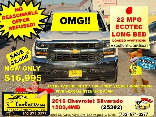 2016 Chevrolet Silverado 1500 1LT