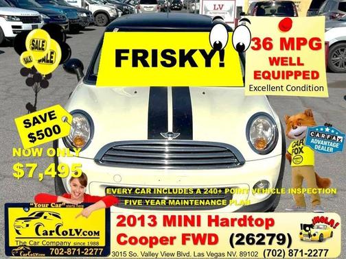 White 2013 MINI Hardtop Cooper