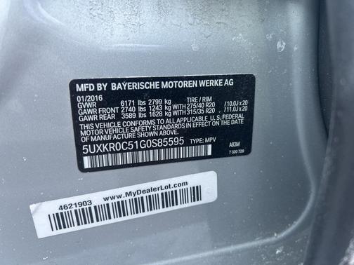 2016 BMW X5 xDrive35i