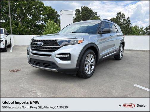 Iconic Silver Metallic 2023 Ford Explorer XLT