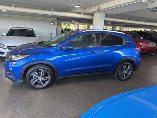 Aegean Blue Metallic 2022 Honda HR-V EX-L
