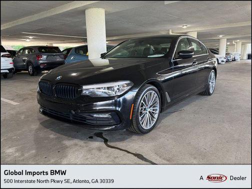 Black 2018 BMW 540 540i
