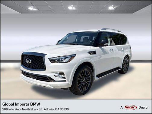 Moonstone White 2023 INFINITI QX80 PREMIUM SELECT