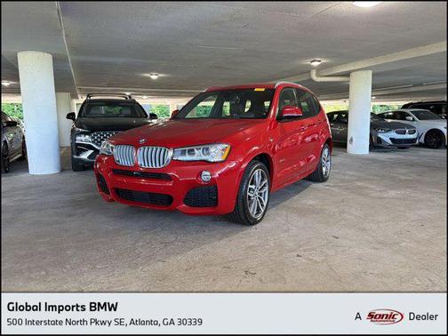 Melbourne Red Metallic 2015 BMW X3 xDrive35i