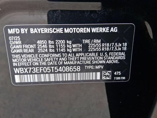 Black Sapphire Metallic 2026 BMW X1 xDrive28i