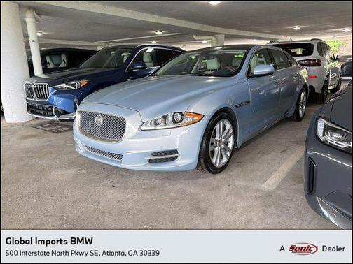 Blue 2014 Jaguar XJ XJL Portfolio