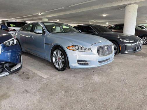 Blue 2014 Jaguar XJ XJL Portfolio