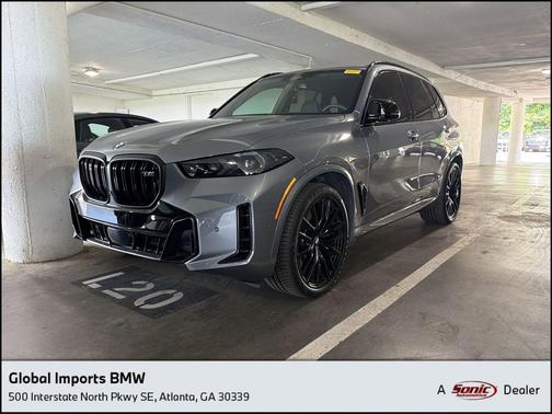 Skyscraper Grey Metallic 2024 BMW X5 M60i