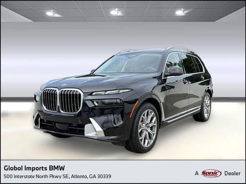 Black Sapphire Metallic 2024 BMW X7 xDrive40i