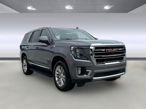 Satin Steel Metallic 2022 GMC Yukon SLT