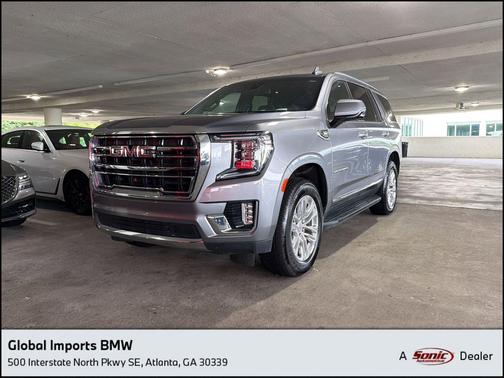 Satin Steel Metallic 2022 GMC Yukon SLT