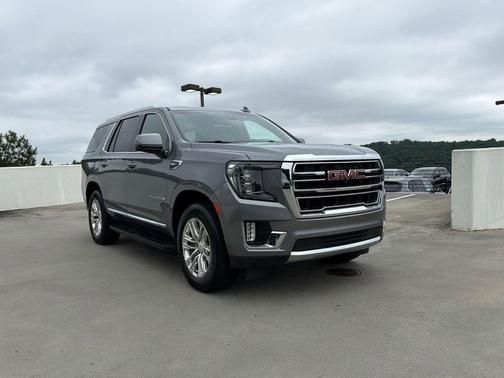 Satin Steel Metallic 2022 GMC Yukon SLT