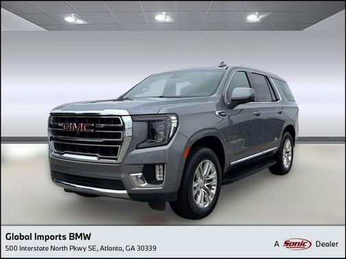 Satin Steel Metallic 2022 GMC Yukon SLT