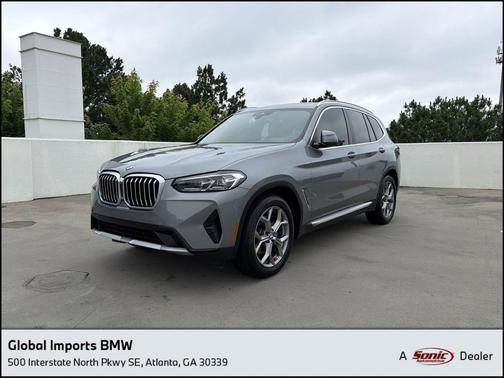 Skyscraper Gray Metallic 2023 BMW X3 sDrive30i