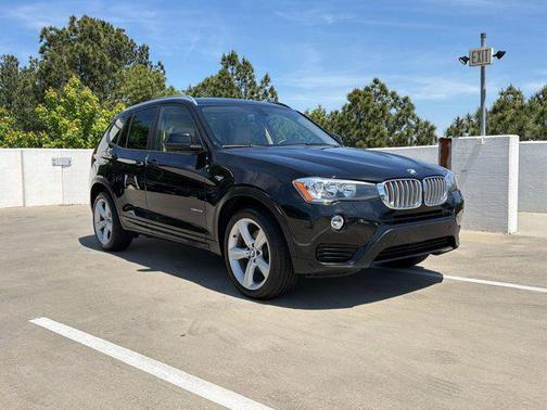 Black Sapphire Metallic 2017 BMW X3 sDrive28i