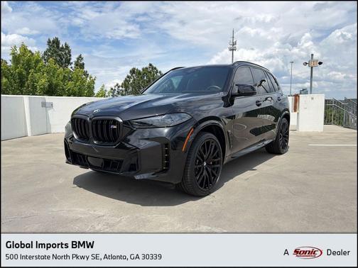 Black Sapphire Metallic 2025 BMW X5 M60i