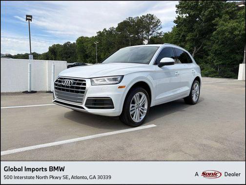 Glacier White Metallic 2020 Audi Q5 45 Premium Plus