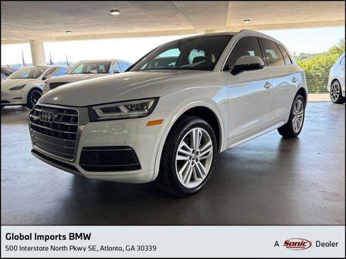 Glacier White Metallic 2020 Audi Q5 45 Premium Plus