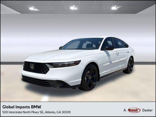 Platinum White Pearl 2024 Honda Accord Hybrid Sport-L