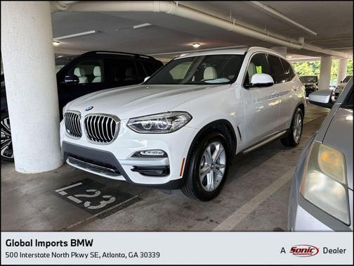 Alpine White 2019 BMW X3 sDrive30i