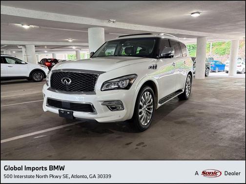 Majestic White 2017 INFINITI QX80 Base