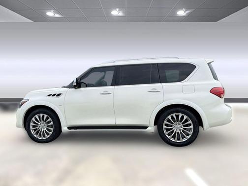 Majestic White 2017 INFINITI QX80 Base
