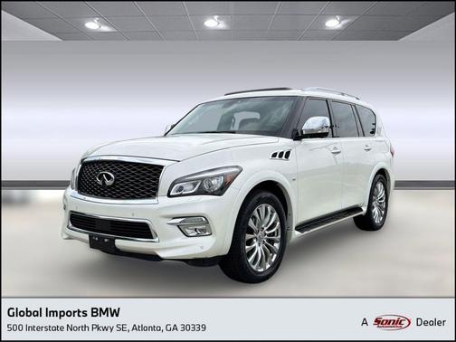 Majestic White 2017 INFINITI QX80 Base