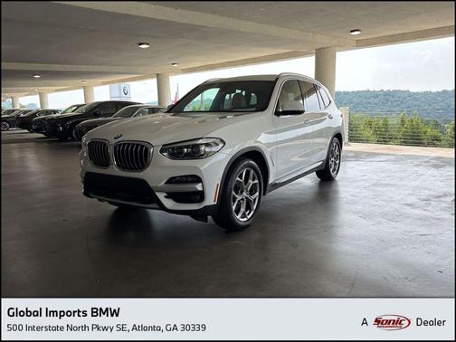 Alpine White 2021 BMW X3 sDrive30i