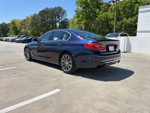 Blue 2018 BMW 540 xDrive
