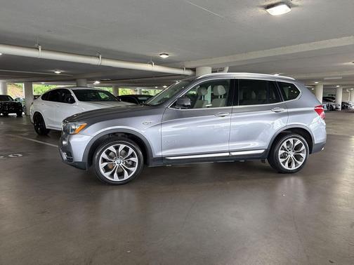 Space Gray Metallic 2015 BMW X3 xDrive28i