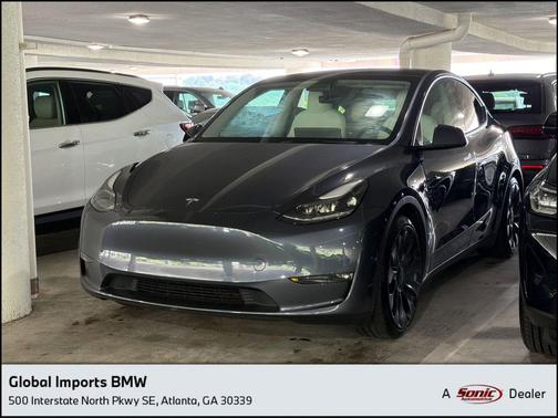 Gray 2022 Tesla Model Y Performance Dual Motor All-Wheel Drive