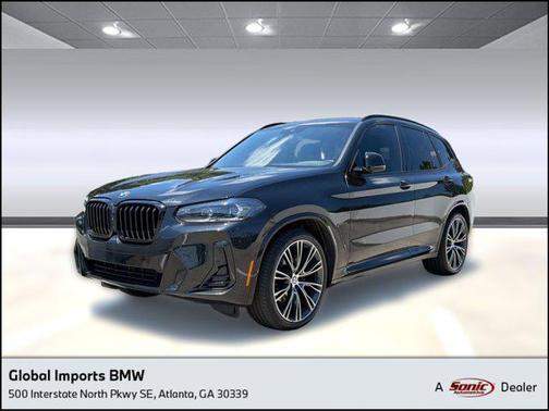 Black Sapphire Metallic 2024 BMW X3 sDrive30i