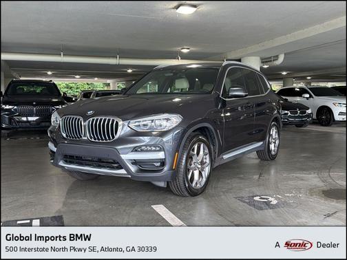 Dark Graphite Metallic 2021 BMW X3 sDrive30i