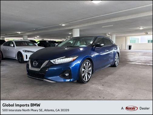 Deep Blue Pearl 2022 Nissan Maxima 3.5 Platinum