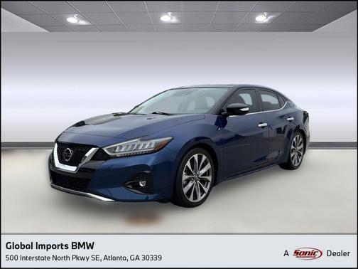 Deep Blue Pearl 2022 Nissan Maxima 3.5 Platinum