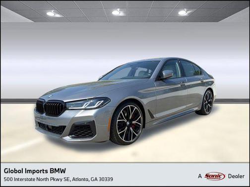 Skyscraper Gray Metallic 2023 BMW M550 i Xdrive