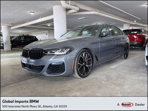Skyscraper Gray Metallic 2023 BMW M550 i Xdrive