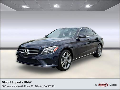 Blue 2019 Mercedes-Benz C-Class C 300 4MATIC