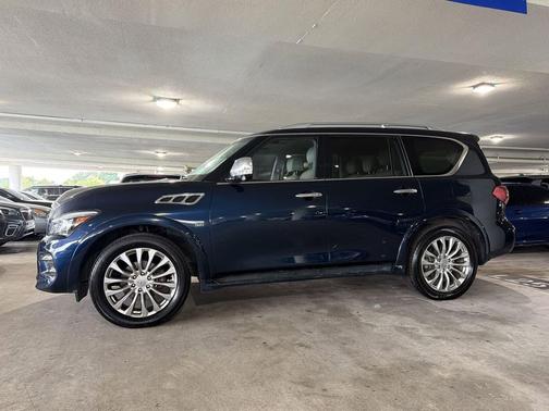 Hermosa Blue 2016 INFINITI QX80 Base