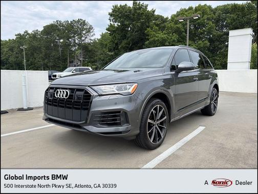 Samurai Gray Metallic 2022 Audi Q7 55 Premium Plus