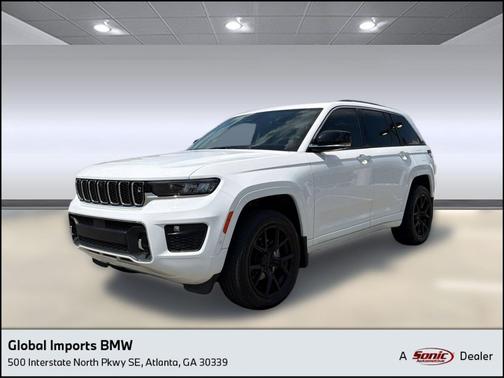 Bright White Clearcoat 2023 Jeep Grand Cherokee Overland