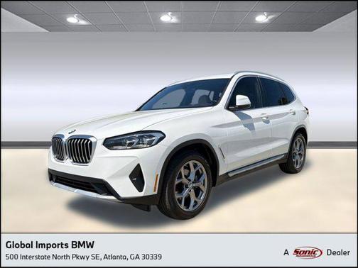 Alpine White 2022 BMW X3 sDrive30i