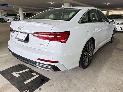 White 2019 Audi A6 55 Premium Plus