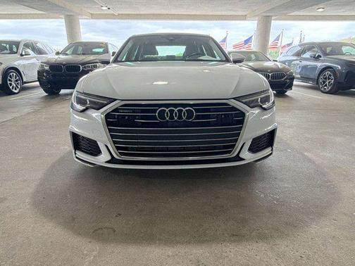 White 2019 Audi A6 55 Premium Plus
