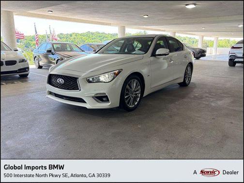 Majestic White 2018 INFINITI Q50 3.0t LUXE