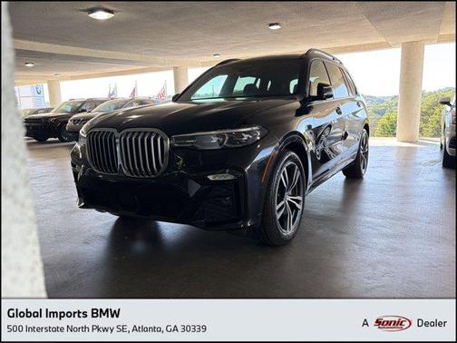 Black Sapphire Metallic 2019 BMW X7 xDrive40i
