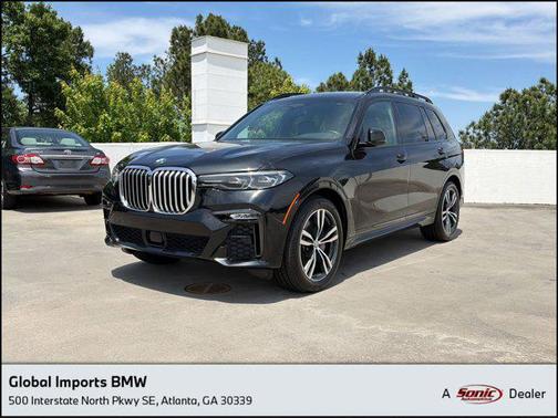Black Sapphire Metallic 2019 BMW X7 xDrive40i