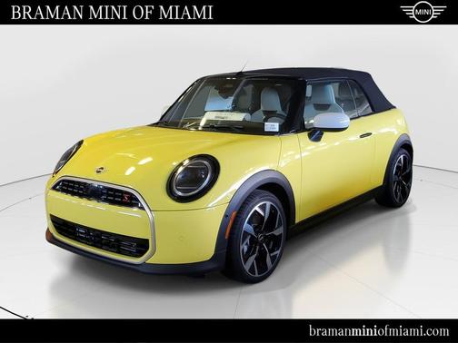 Yellow 2026 MINI Convertible Cooper S