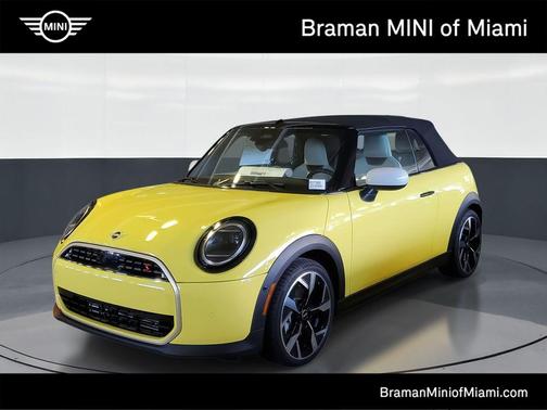 Yellow 2026 MINI Convertible Cooper S